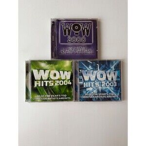WOW 2000 2003 2004 30 Year's Top Christian Artists and HIts CD Lot Various